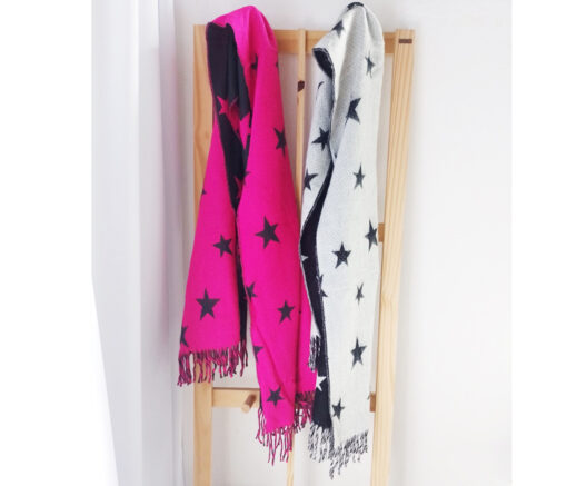 MANTON / RUANA CON ESTRELLAS