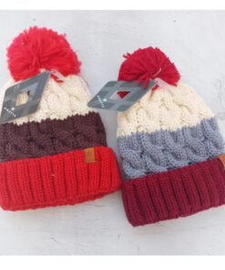 GORRO TEJIDO C/ PIEL - AMAYRA