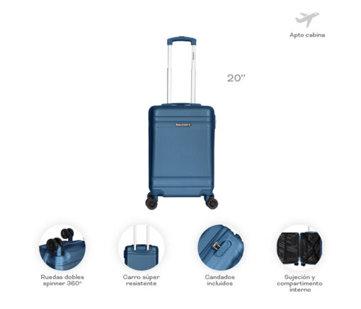 VALIJA CARRY ON 20" - DISCOVERY - Imagen 2