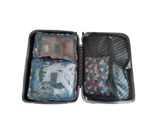 ORGANIZADOR DE VIAJE SET X 6 PIEZAS  - SQUASH