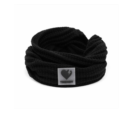CUELLO TEJIDO NEGRO - TRENDY