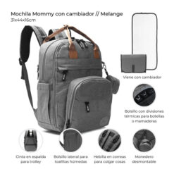 Alternative view of MOCHILA MATERNAL - SKORA
