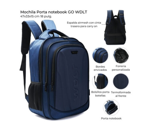 MOCHILA P/ NOTEBOOK - WANDERLUST - Imagen 5