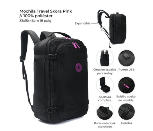 MOCHILA TRAVEL - SKORA - Imagen 2
