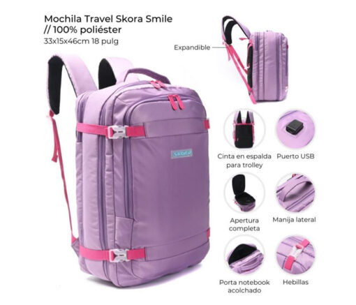 MOCHILA TRAVEL - SKORA - Imagen 2