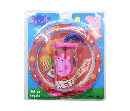 BLISTER PLATO + VASO SPORT - PEPPA PIG