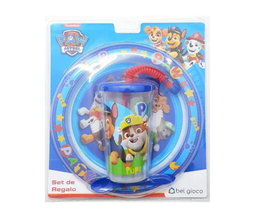 BLISTER PLATO + VASO SPORT - PAW PATROL