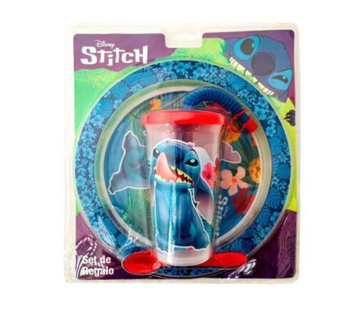 BLISTER PLATO + VASO SPORT - STITCH