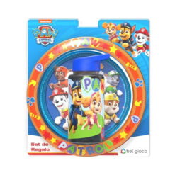 BLISTER PLATO + BOTELLA - PAW PATROL