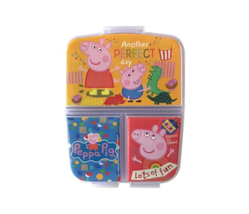 LONCHERA CON DIVISIONES - PEPPA PIG