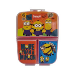 LONCHERA CON DIVISIONES - MINIONS