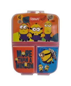 LONCHERA CON DIVISIONES - MINIONS