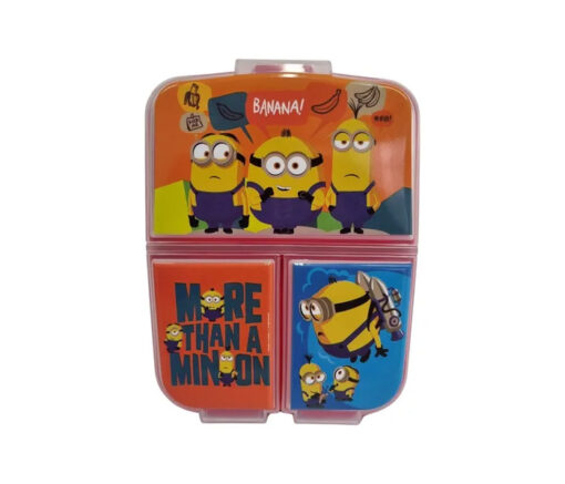 LONCHERA CON DIVISIONES - MINIONS
