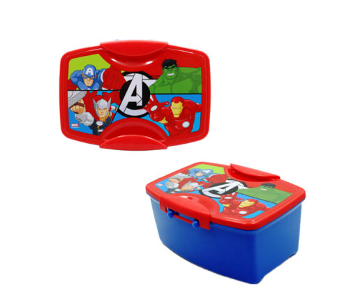 LUNCH BOX + CUBIERTOS - AVENGERS