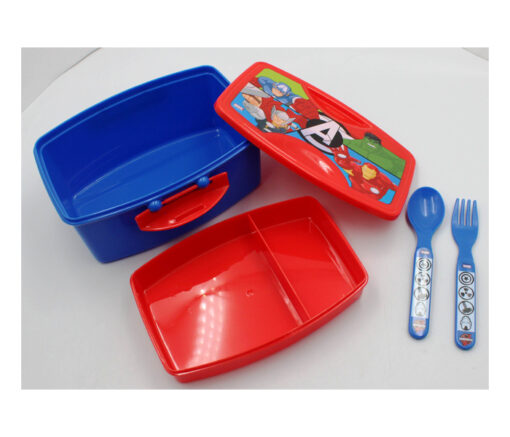 LUNCH BOX + CUBIERTOS - AVENGERS - Imagen 2
