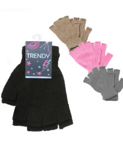 GUANTES TEJIDOS SIN DEDOS  - TRENDY