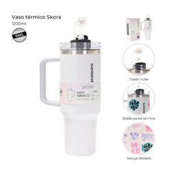 Alternative view of VASO TÉRMICO 1200 ML - SKORA