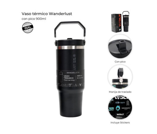VASO TÉRMICO 900ML - WANDERLUST - Imagen 2