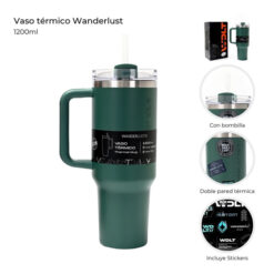 Alternative view of VASO TÉRMICO 1200 ML - WANDERLUST