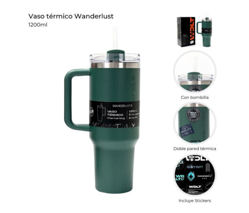 VASO TÉRMICO 1200 ML - WANDERLUST - Imagen 2