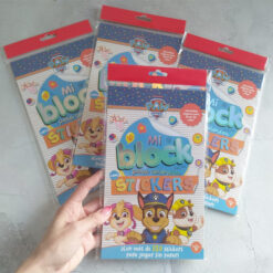 BLOCK PARA COLOREAR C/ STICKERS - PAW PATROL