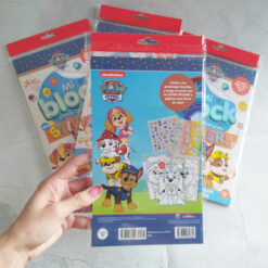 Alternative view of BLOCK PARA COLOREAR C/ STICKERS - PAW PATROL