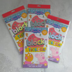 BLOCK PARA COLOREAR C/ STICKERS -  PEPPA PIG