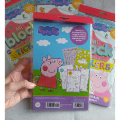 Alternative view of BLOCK PARA COLOREAR C/ STICKERS -  PEPPA PIG