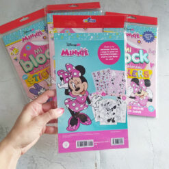 Alternative view of BLOCK PARA COLOREAR C/ STICKERS -  MINNIE