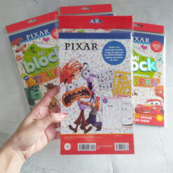 Alternative view of BLOCK PARA COLOREAR C/ STICKERS -  PIXAR