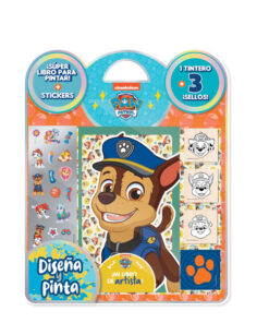 BLISTER DISEÑA Y PINTA - PAW PATROL