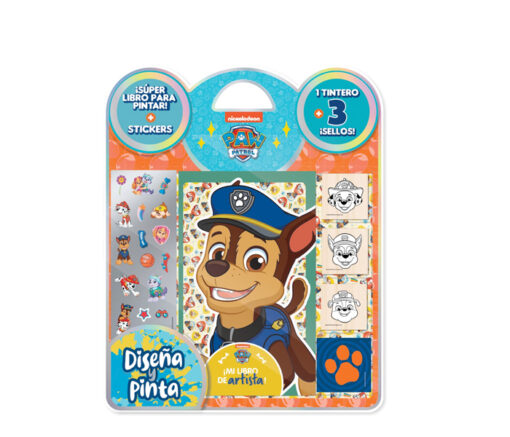 BLISTER DISEÑA Y PINTA - PAW PATROL