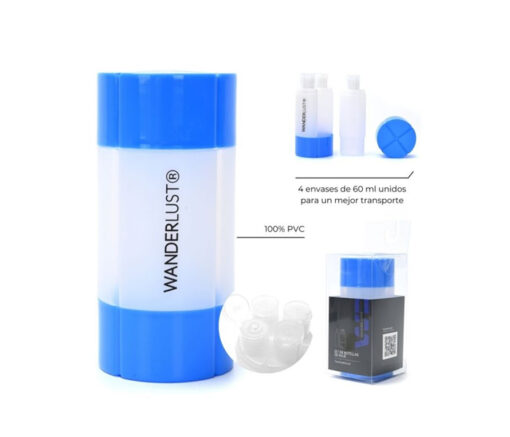 SET ENVASES DE VIAJE X 4  - WANDERLUST