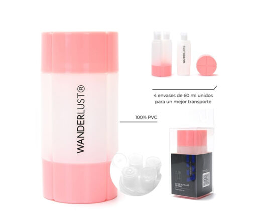 SET ENVASES DE VIAJE X 4  - WANDERLUST