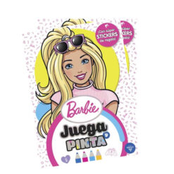 LIBRO JUEGA Y PINTA - BARBIE