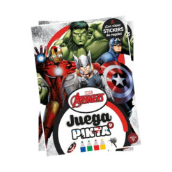 LIBRO JUEGA Y PINTA - AVENGERS