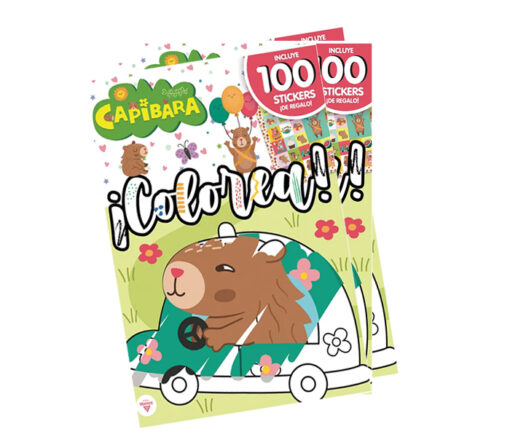 LIBRO COLOREA - CAPYBARA