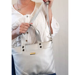 Alternative view of BANDOLERA MINI TOTE PLATA -  MANRAY