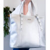 CARTERA TOTE PLATA -  MANRAY