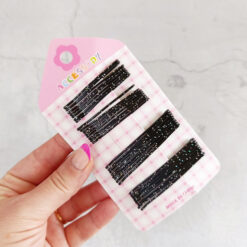 BLISTER INVISIBLES NEGROS CON GLITTER