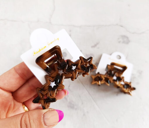 BROCHE PLÁSTICO ESTRELLAS