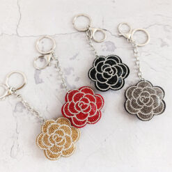 LLAVERO FLOR STRASS