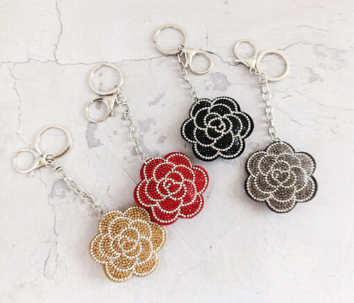 LLAVERO FLOR STRASS