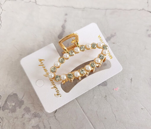 BROCHE STRASS DORADO