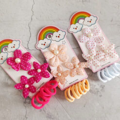 SET COLITAS FLOR + 6 MINI COLITAS