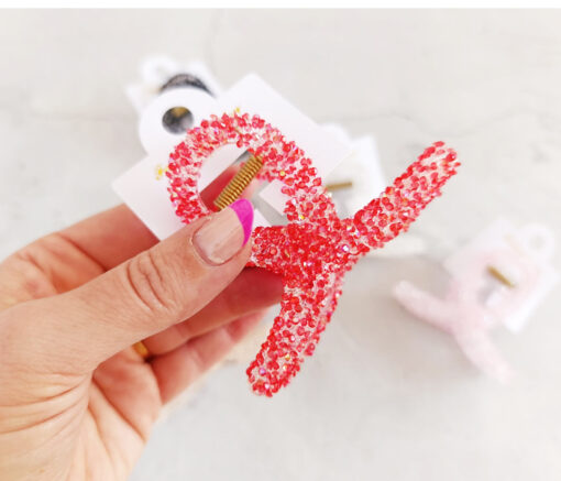 BROCHE PLÁSTICO CON BRILLOS - Imagen 2