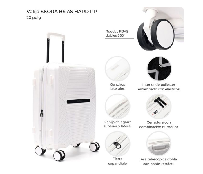 VALIJA CARRY ON 20" - SKORA - Imagen 3
