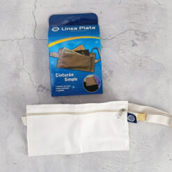 CINTURÓN PORTAVALORES SIMPLE - LINEA PLATA