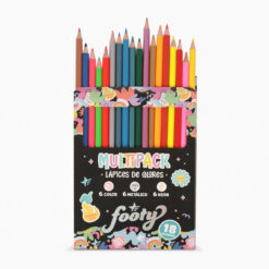PACK LAPICES DE COLORES - FOOTY
