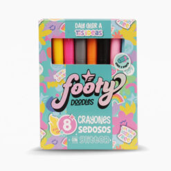 SET CRAYONES CON GLITTER - FOOTY